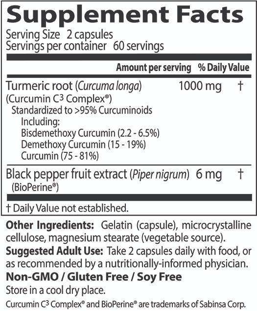 High Absorption Curcumin 500mg - 120 капсули  Doctor’s Best - Nutra Best Bulgaria