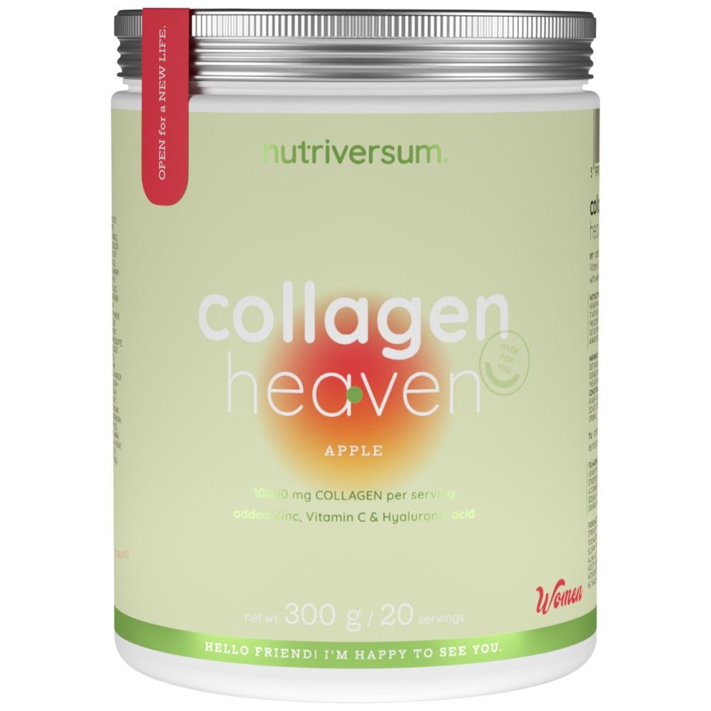 Collagen Heaven | added Zinc, Vitamin C and Hyaluronic Acid - 300 грама  Nutriversum - Nutra Best Bulgaria