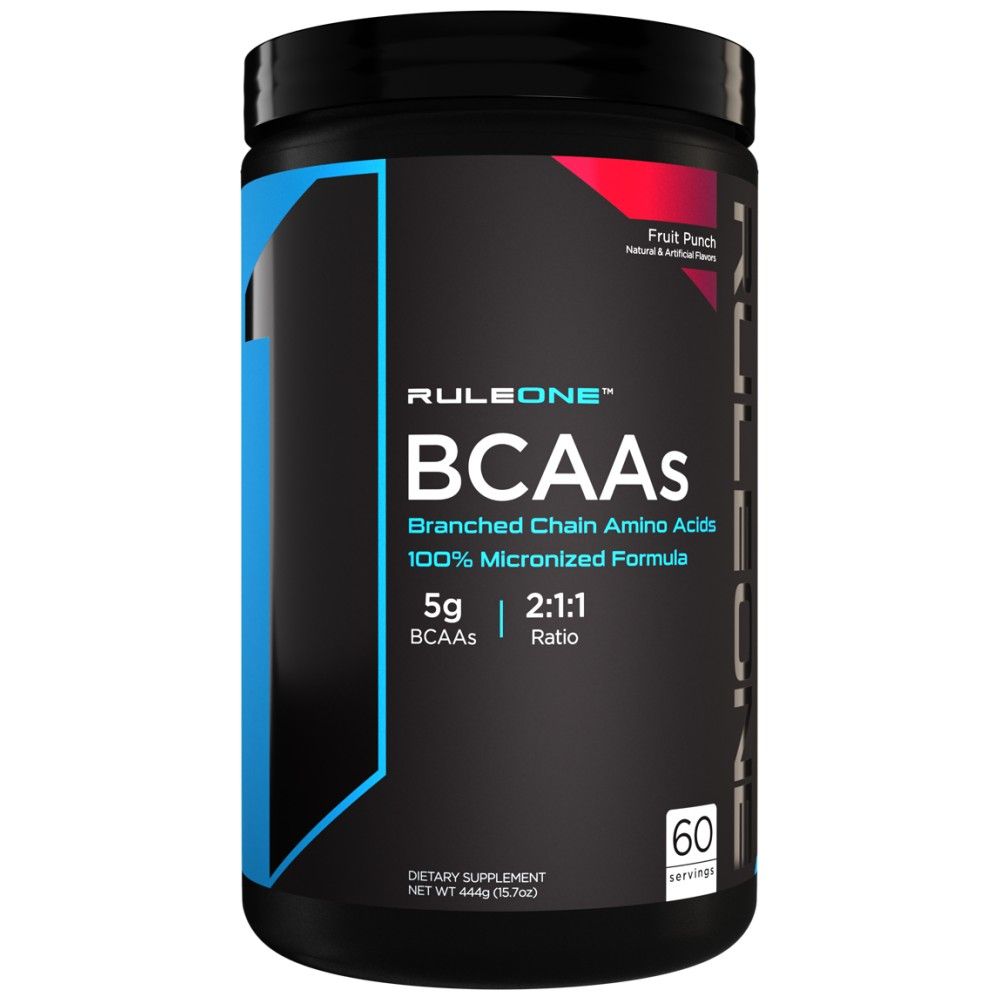 BCAAs | 100% Micronized 2:1:1 BCAA Formula - 480 грама  Rule1 - Nutra Best Bulgaria