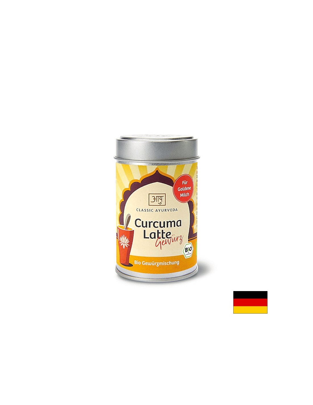 Curcuma Latte Gewürz bio Ayurveda / Био куркума лате "златно мляко", 80 g  amla natur / Maharishi Ayurveda - Nutra Best Bulgaria