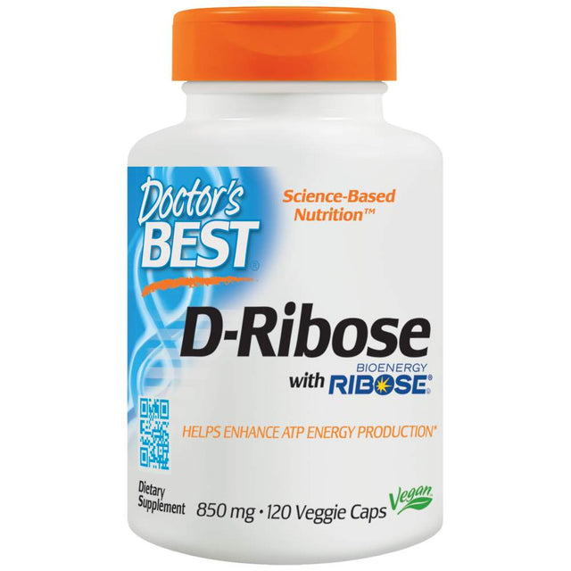 D-Ribose 850 mg - 120 капсули  Doctor’s Best - Nutra Best Bulgaria