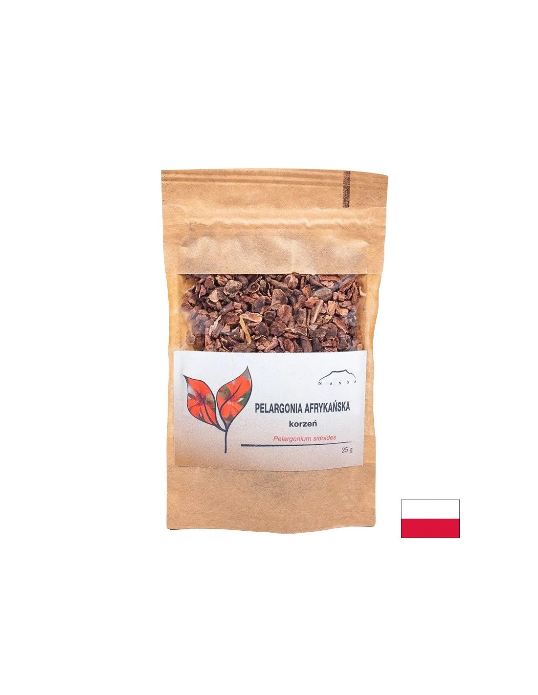 Дихателна и имунна системи - Африкански пеларгониум (корен), 25 g  Nanga - Nutra Best Bulgaria