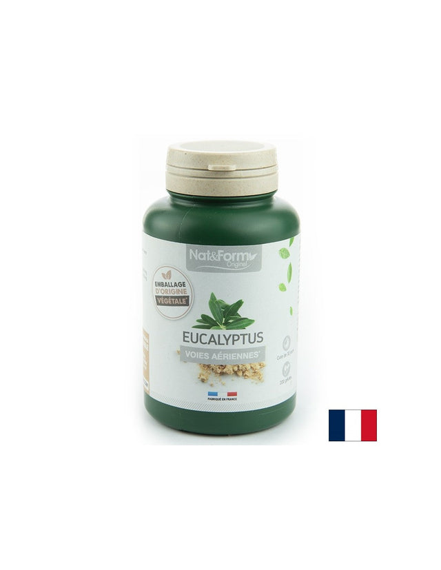 Дихателна система - Евкалипт (лист), 200 капсули  Nat&Form - Nutra Best Bulgaria
