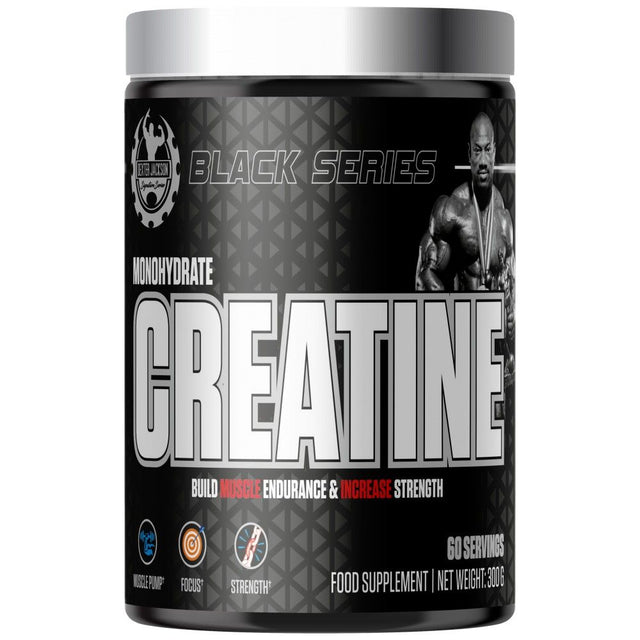 Black Series | Creatine Monohydrate with Vitamin B6 - 300 грама  Dexter Jackson Signature Series - Nutra Best Bulgaria