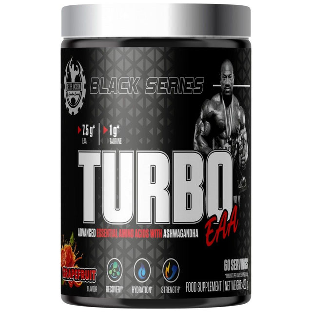 Black Series | Turbo EAA Powder ~ Essential Amino Acids with Taurine - 420 грама  Dexter Jackson Signature Series - Nutra Best Bulgaria