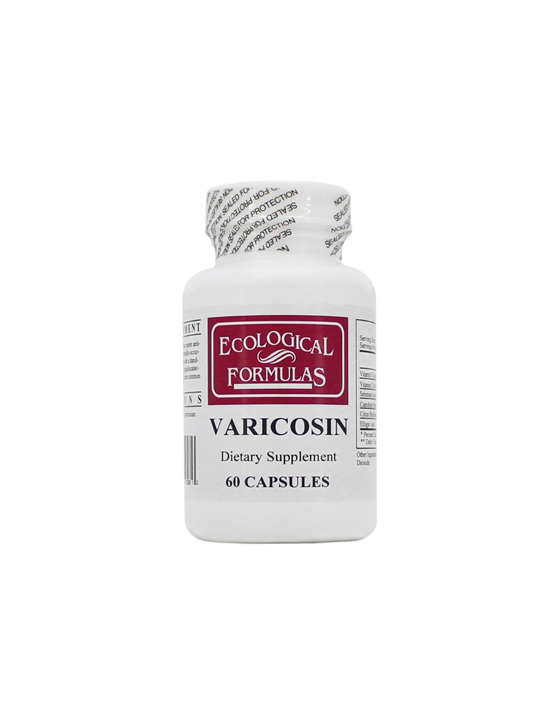 Разширени вени, нарушено кръвообращение - Varicosin, 60 капсули  Ecological Formulas - Nutra Best Bulgaria