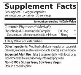 BEST Curcumin Phytosome 500 mg / with Meriva - 60 капсули  Doctor’s Best - Nutra Best Bulgaria