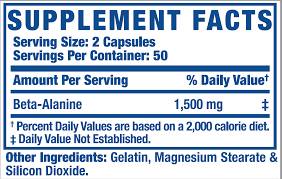 Beta-Alanine XS - 100 капсули  Ronnie Coleman - Nutra Best Bulgaria