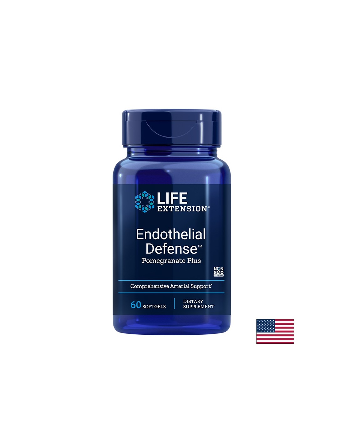 Endothelial Defense™ Pomegranate Plus/ В подкрепа на сърцето х 60 софтгел капсули  Life Extension - Nutra Best Bulgaria