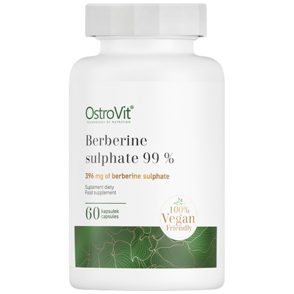 Berberine Sulphate 396 mg | 99% Berberis Root Extract 60 капсули  OstroVit - Nutra Best Bulgaria