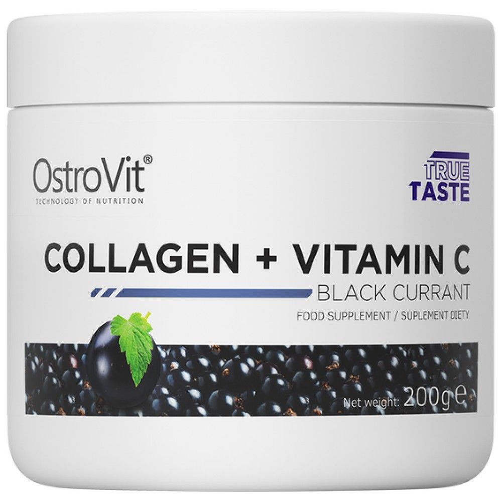 Collagen + Vitamin C / Powder - 200 грама  OstroVit - Nutra Best Bulgaria