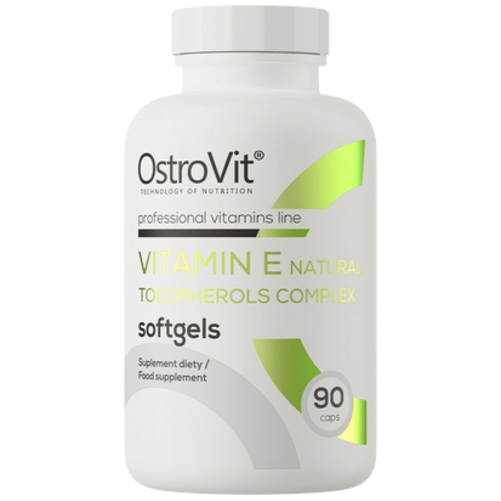 Vitamin E / Natural Tocopherols Complex 90 Гел капсули  OstroVit - Nutra Best Bulgaria