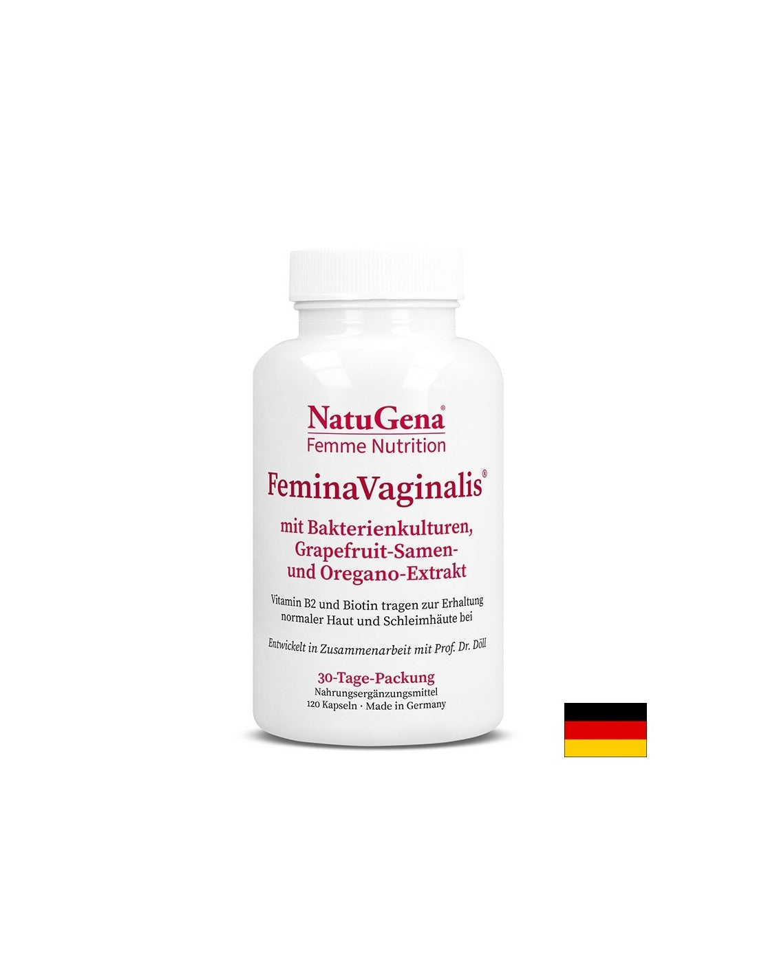 FeminaVaginalis® - В подкрепа на женското здраве, 120 капсули  NatuGena - Nutra Best Bulgaria