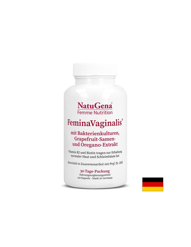 FeminaVaginalis® - В подкрепа на женското здраве, 120 капсули  NatuGena - Nutra Best Bulgaria