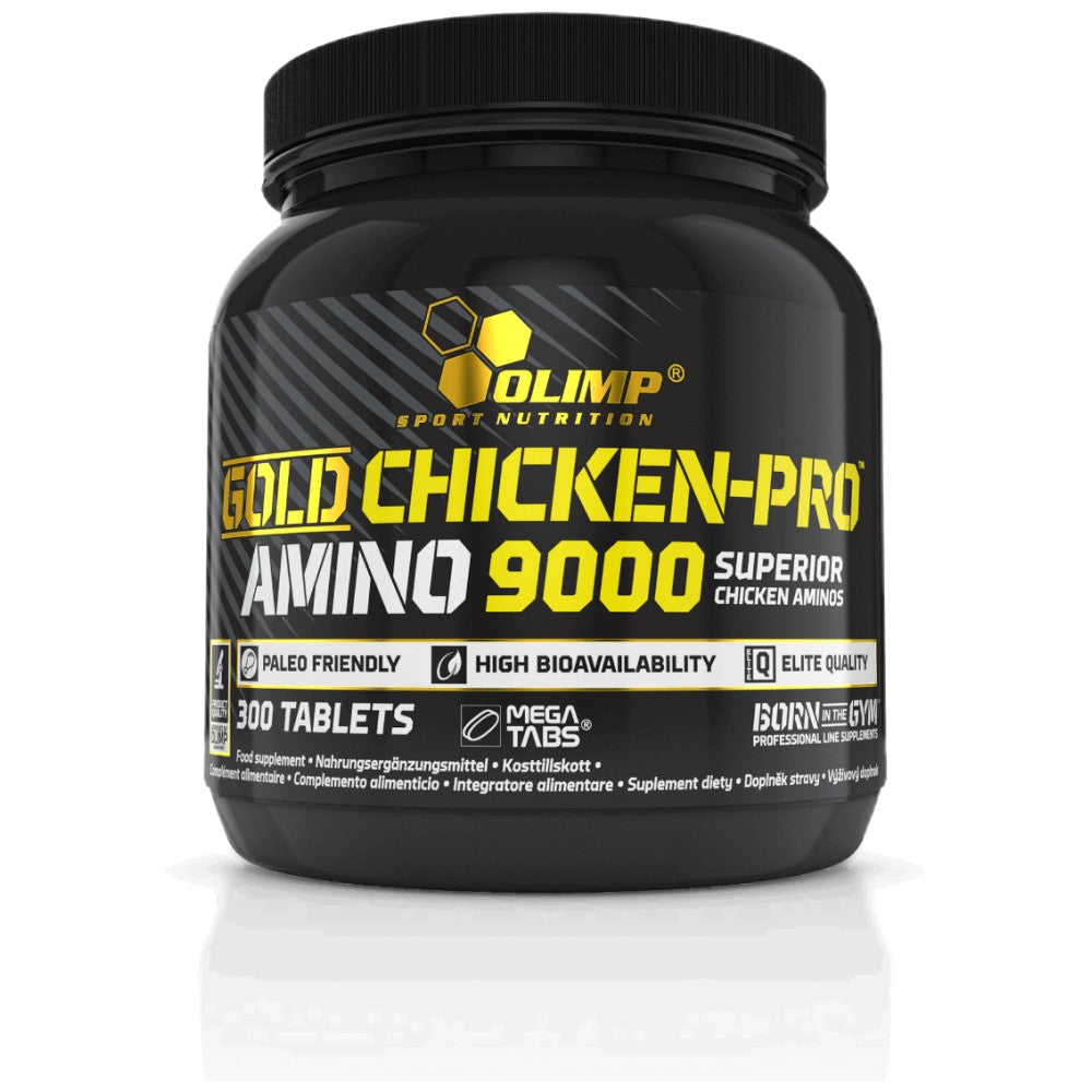 GOLD Chicken-Pro AMINO 9000 Mega Tabs - 300 Таблетки  Olimp - Nutra Best Bulgaria