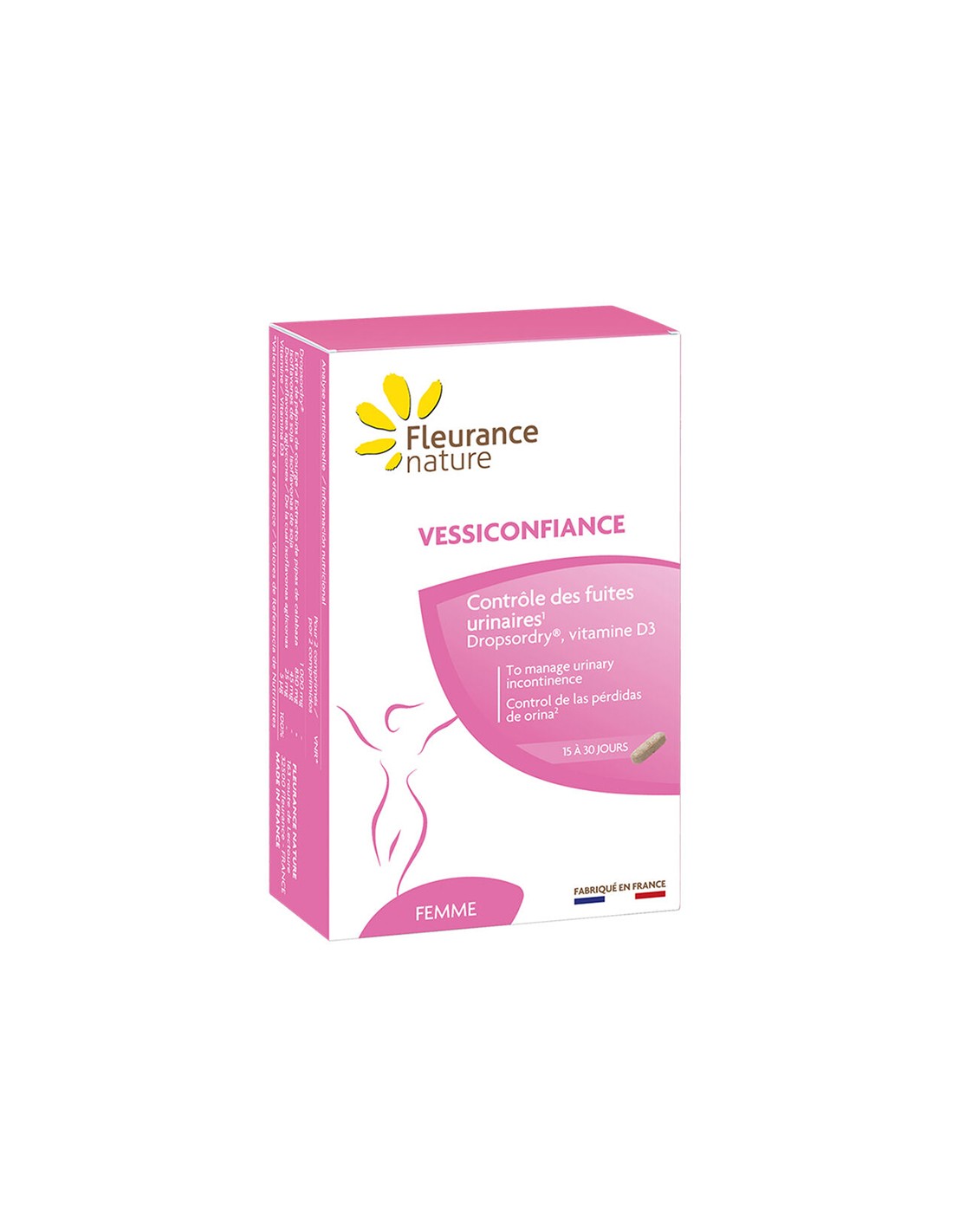 Грижа за уринарния тракт и пикочния мехур - Vessiconfiance, 30 таблетки  Fleurance Nature - Nutra Best Bulgaria
