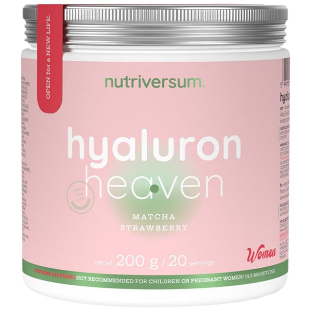 Hyaluron Heaven | Hyaluronic Acid with Collagen and Ashwagandha - 200 грама  Nutriversum - Nutra Best Bulgaria