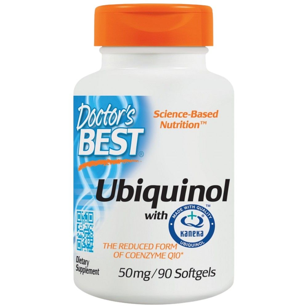 BEST Ubiquinol Kaneka QH 50 mg - 90 Гел капсули  Doctor’s Best - Nutra Best Bulgaria