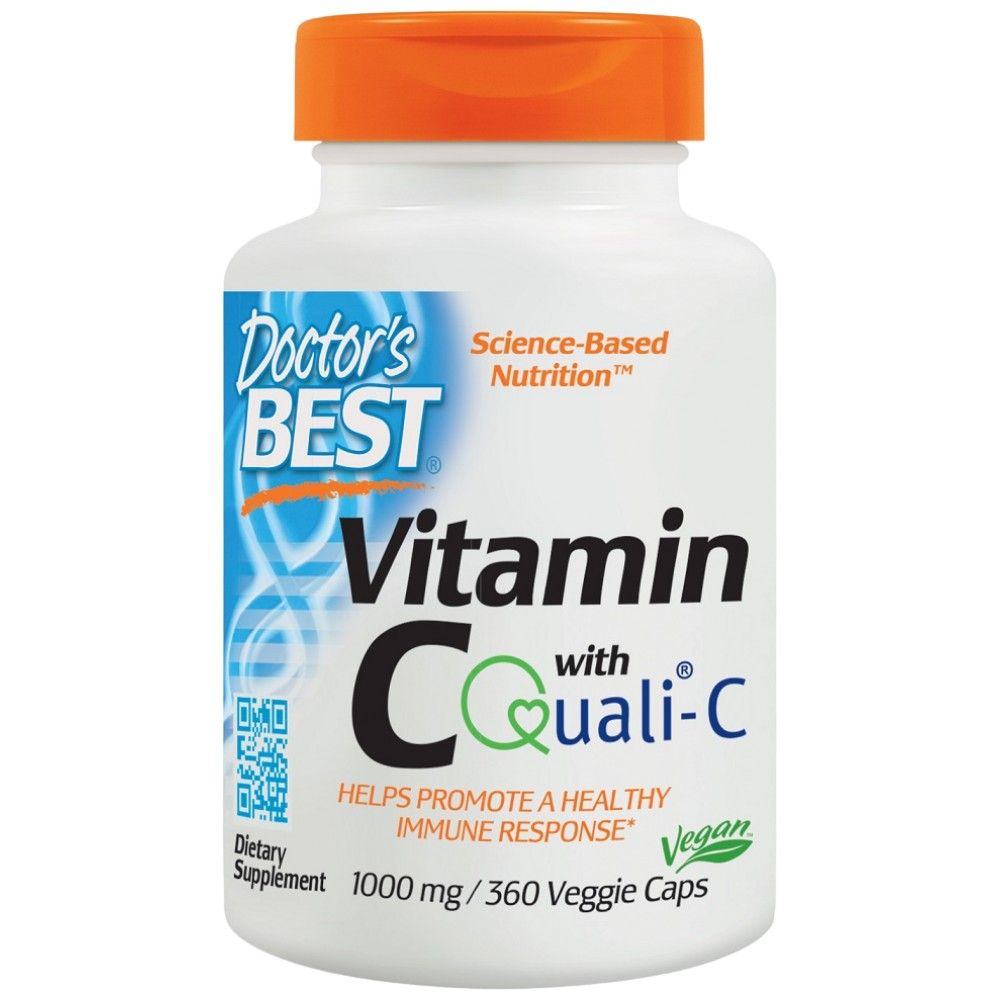 BEST Vitamin C + Quali™ C 1000 mg - 360 капсули  Doctor’s Best - Nutra Best Bulgaria