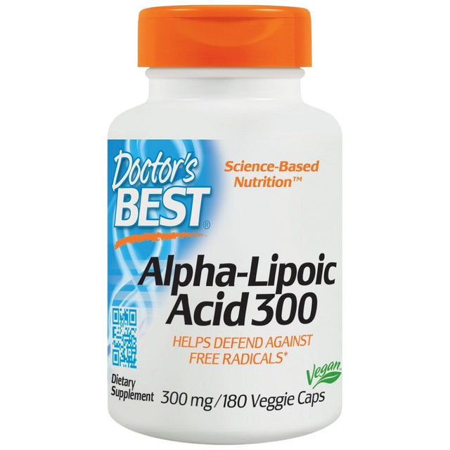 BEST Alpha Lipoic Acid 300 mg - 180 капсули  Doctor’s Best - Nutra Best Bulgaria