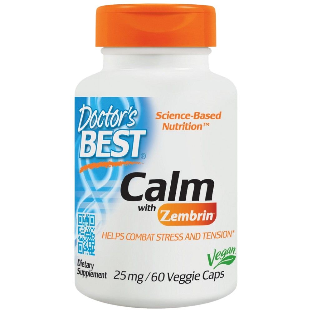 BEST Calm with Zembrin 25 mg - 60 капсули  Doctor’s Best - Nutra Best Bulgaria