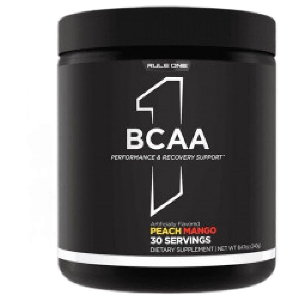 BCAAs | 100% Micronized 2:1:1 BCAA Formula - 240 грама  Rule1 - Nutra Best Bulgaria