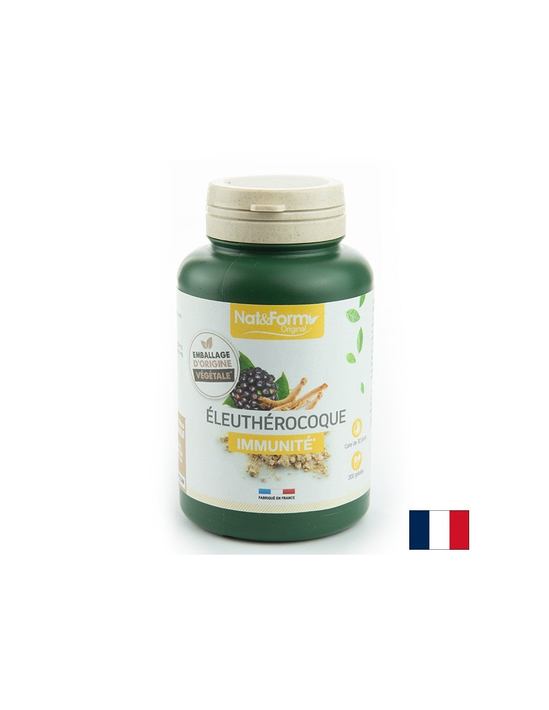 Имунитет - Сибирски женшен, 200 капсули  Nat&Form - Nutra Best Bulgaria