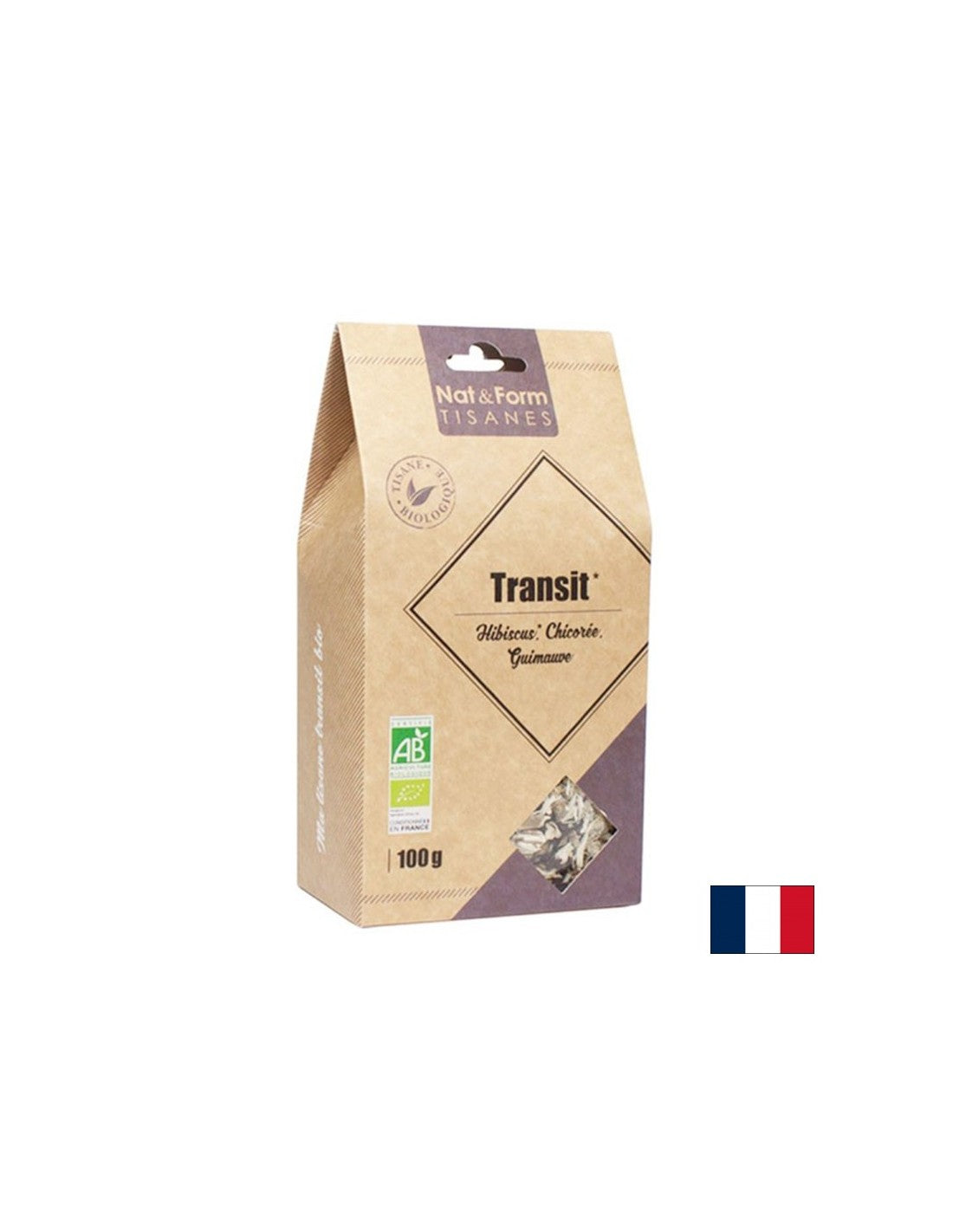 Инфузия за добра перисталтика Био, 100 g  Nat&Form - Nutra Best Bulgaria