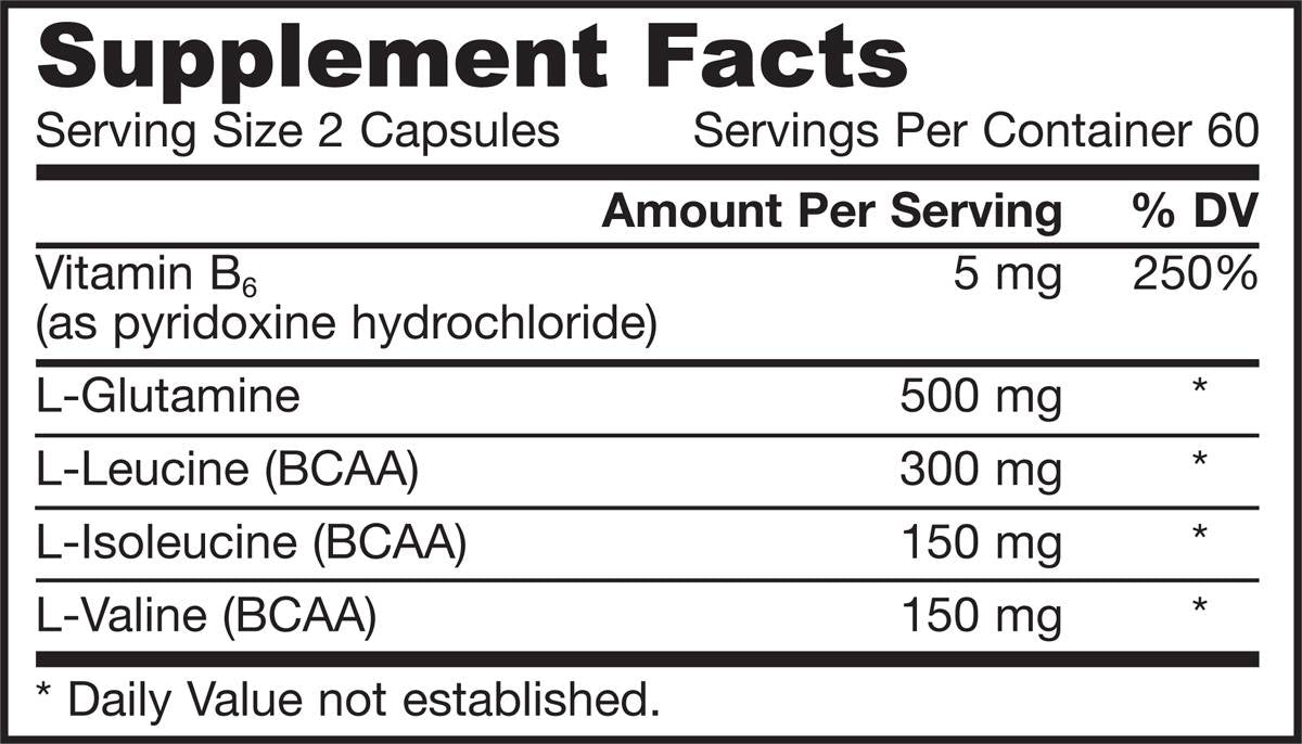 BCAAs / Glutamine 120 капсули  Jarrow Formulas - Nutra Best Bulgaria