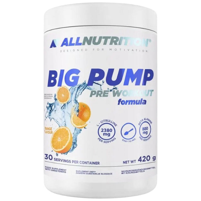 Big Pump Pre-Workout Formula - 420 грама  AllNutrition - Nutra Best Bulgaria