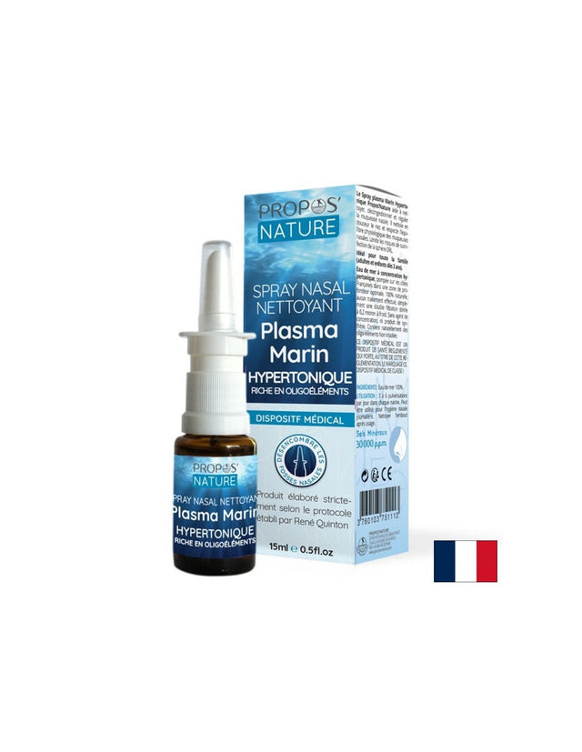 Хипертоничен спрей за нос за възрастни и деца, 15 ml  Propos Nature - Nutra Best Bulgaria