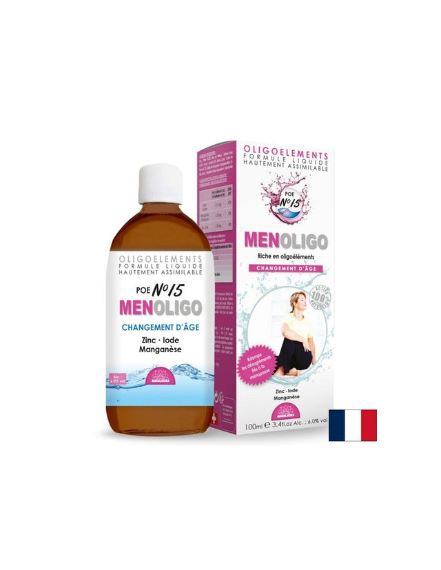 Хормонален дисбаланс - Цинк, Йод, Манган POE N°15, 100 ml  Propos Nature - Nutra Best Bulgaria