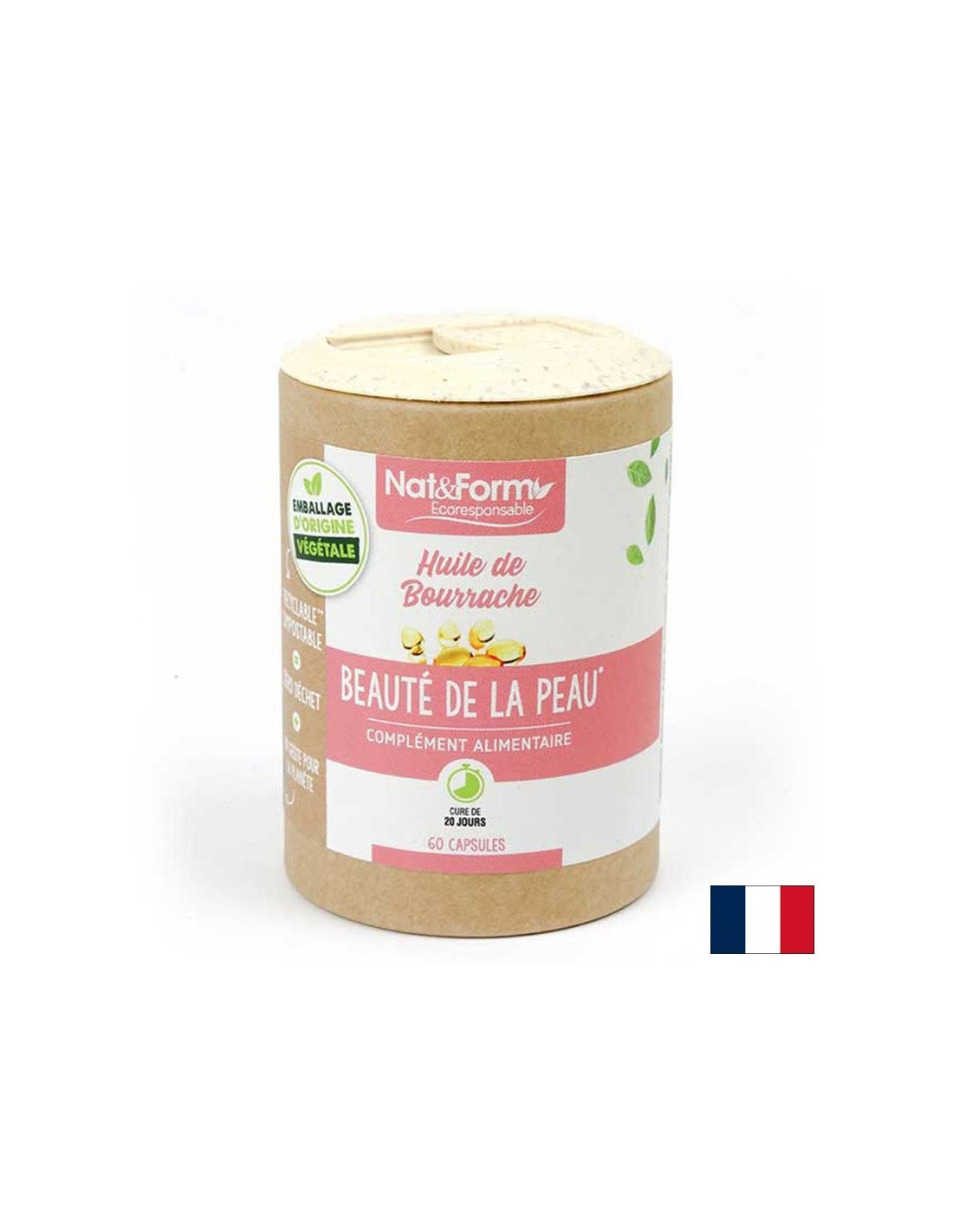 Хормонален дисбаланс - Масло от Пореч Био, 60 капсули  Nat&Form - Nutra Best Bulgaria