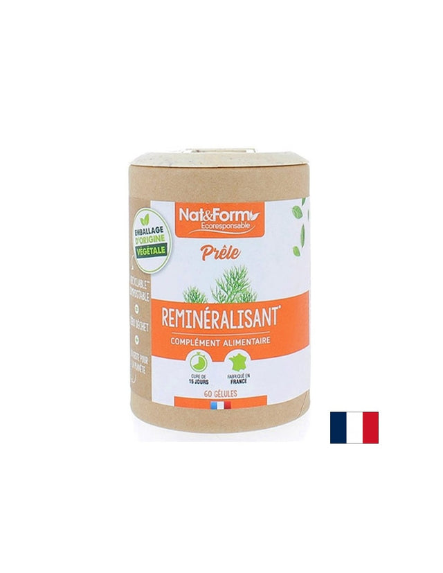 Коса, кожа и нокти - Полски хвощ Био, 60 капсули  Nat&Form - Nutra Best Bulgaria