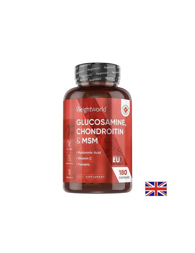 Кости и стави - Глюкозамин, Хондроитин, МСМ, 180 капсули  WeightWorld - Nutra Best Bulgaria