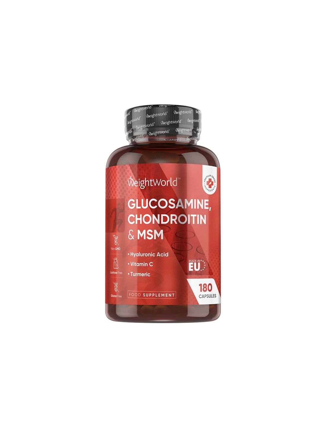 Кости и стави - Глюкозамин, Хондроитин, МСМ, 180 капсули  WeightWorld - Nutra Best Bulgaria
