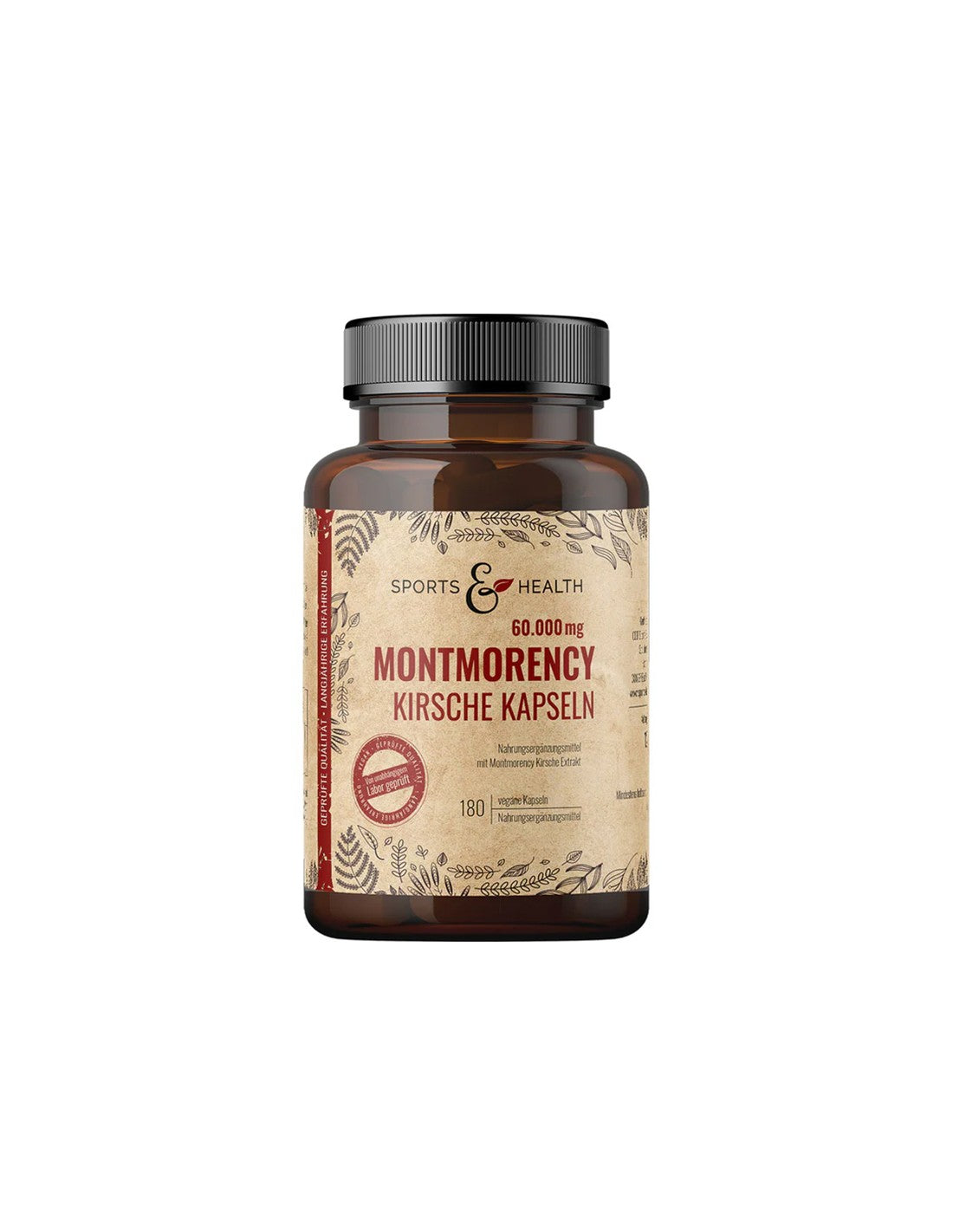 Кости и стави - Вишна Монтморенси, 600 mg х 180 капсули  Sports & Health Solutions - Nutra Best Bulgaria