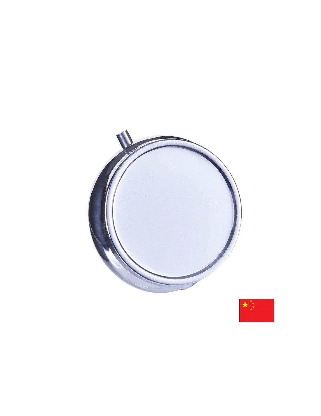 Кръгла метална кутия за лекарства, без разделители  Pill Box - Nutra Best Bulgaria