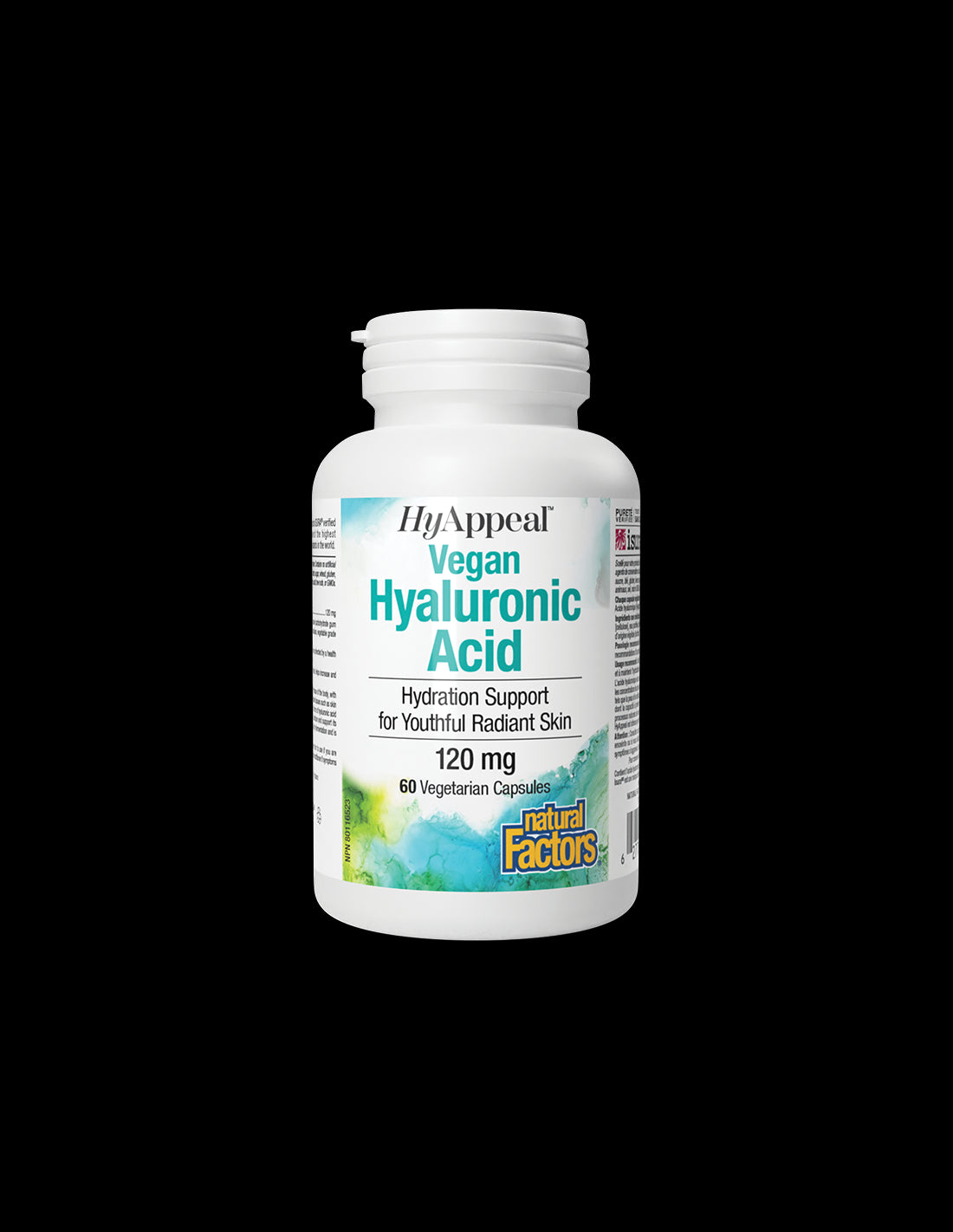 Красива кожа - здрави стави - Хиалуронова киселина HyAppeal® (веган), 120 mg х 60 V капсули  Natural Factors - Nutra Best Bulgaria