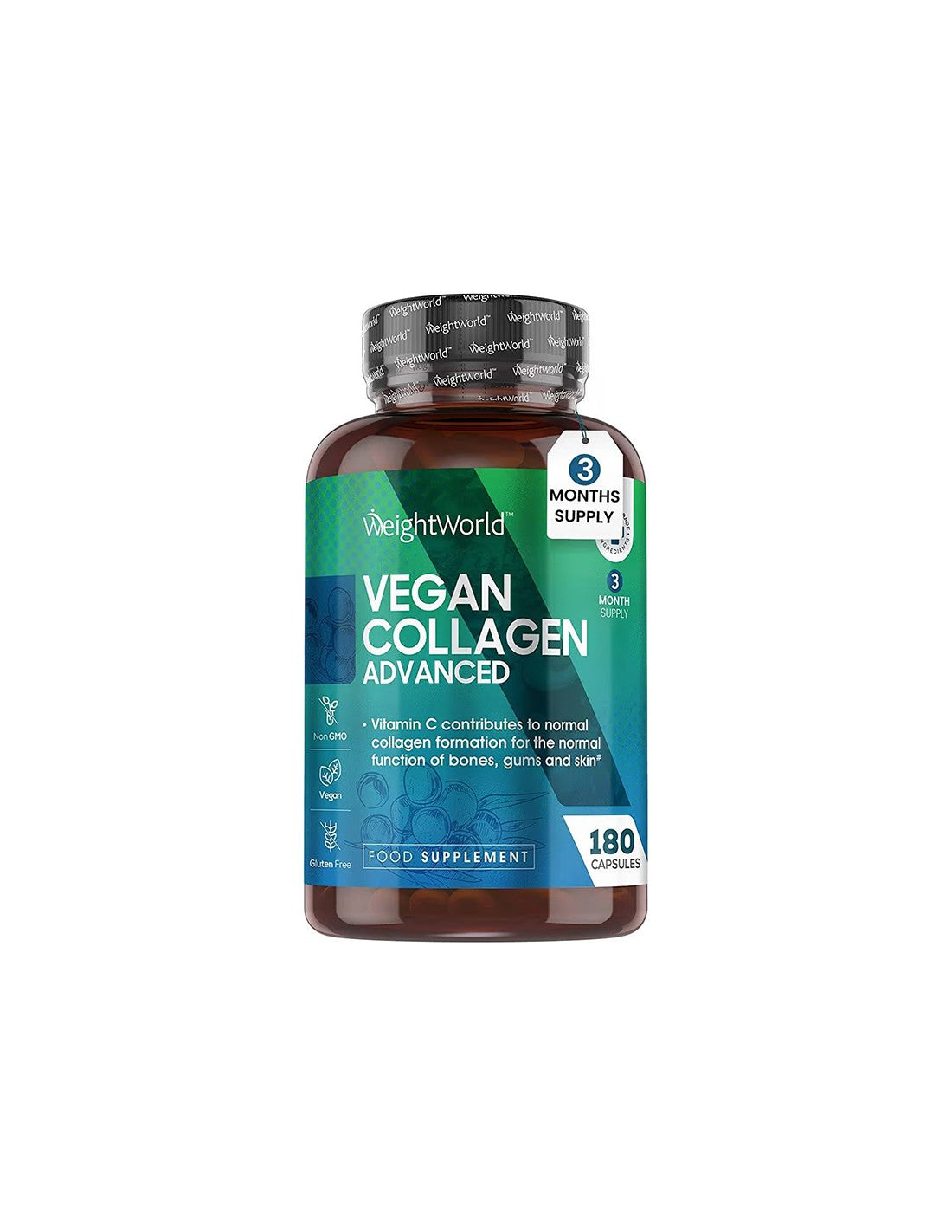 Красива кожа, здрави стави - Веган Колаген, 180 капсули - Vegan Collagen  WeightWorld - Nutra Best Bulgaria