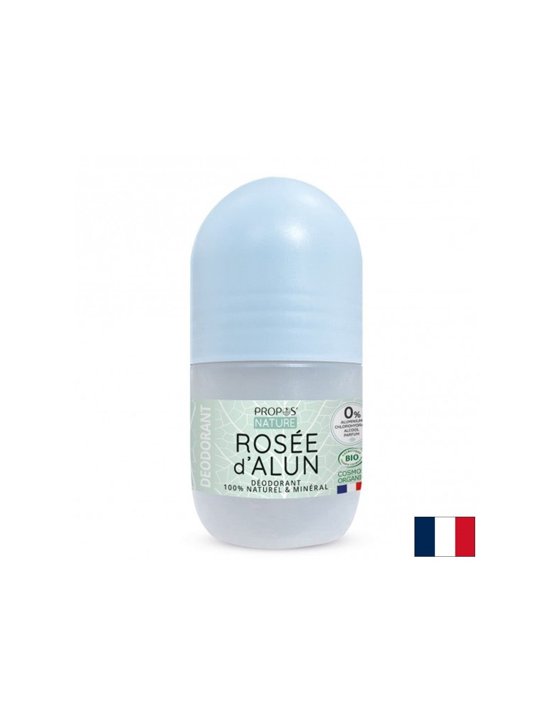 Кристален рол-он против изпотяване (с алунит с алое вера и флорална вода от розов и портокалов цвят), БИО, 50 ml  Propos Nature - Nutra Best Bulgaria