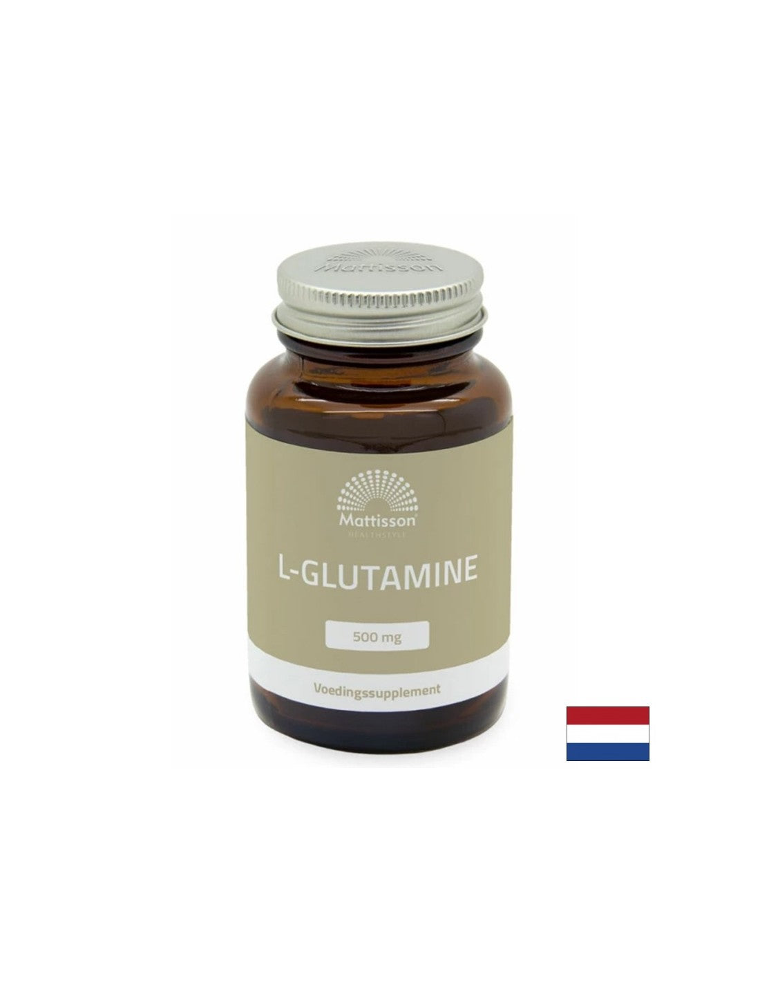 Имунитет и мускулна функция - Л-Глутамин, 500 mg х 90 капсули  Mattisson Healthstyle - Nutra Best Bulgaria