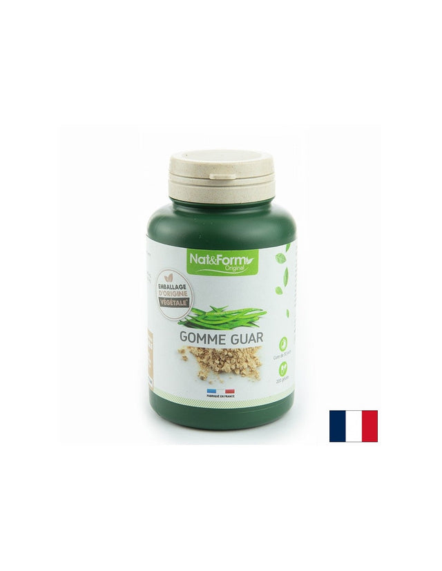 Лаксатив - Екстракт от Гума гуар, 200 капсули  Nat&Form - Nutra Best Bulgaria