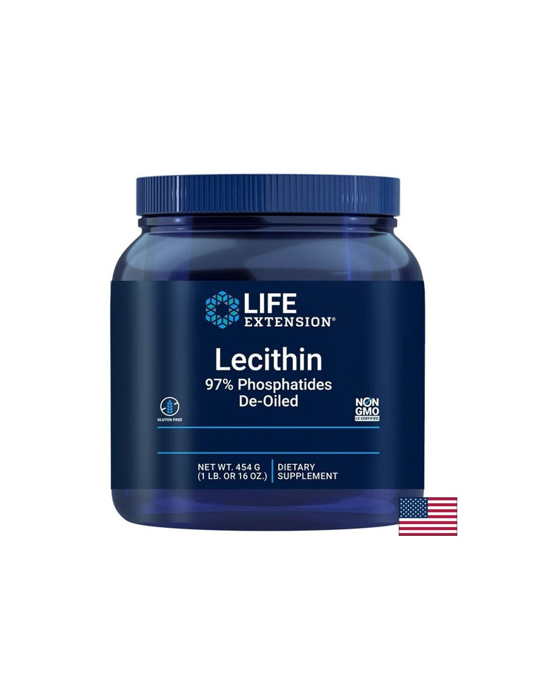 Lecithin 97 Phosphatides De-Oiled, 54 g  Life Extension - Nutra Best Bulgaria