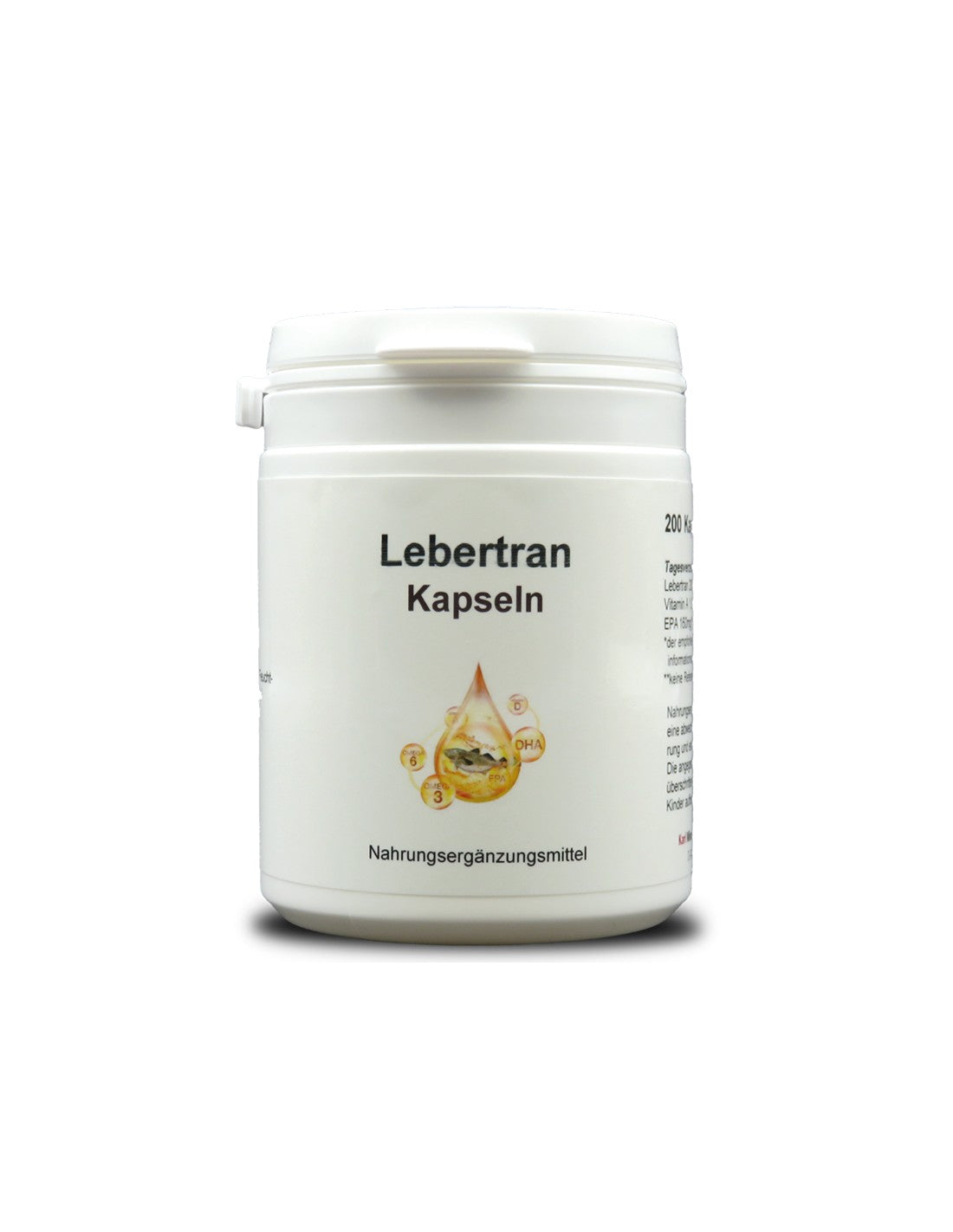 Масло от черен дроб на треска, 200 капсули  Karl Minck - Nutra Best Bulgaria