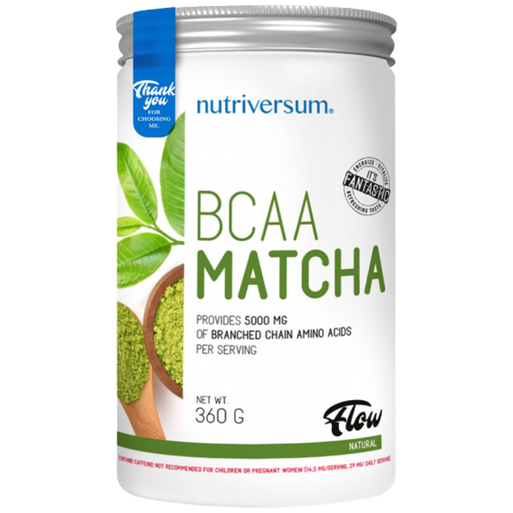 BCAA Matcha | BCAA 2:1:1 with Matcha Tea - 360 грама  Nutriversum - Nutra Best Bulgaria