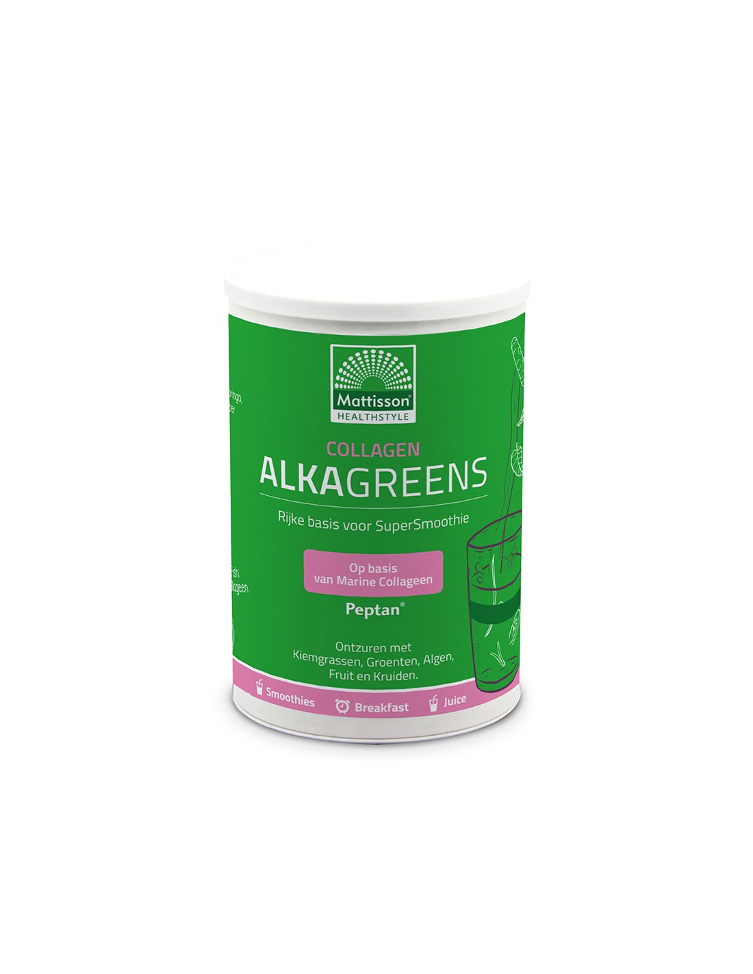 Млада кожа - здрави стави - Морски Колаген Alka Greens, 300 g  Mattisson Healthstyle - Nutra Best Bulgaria