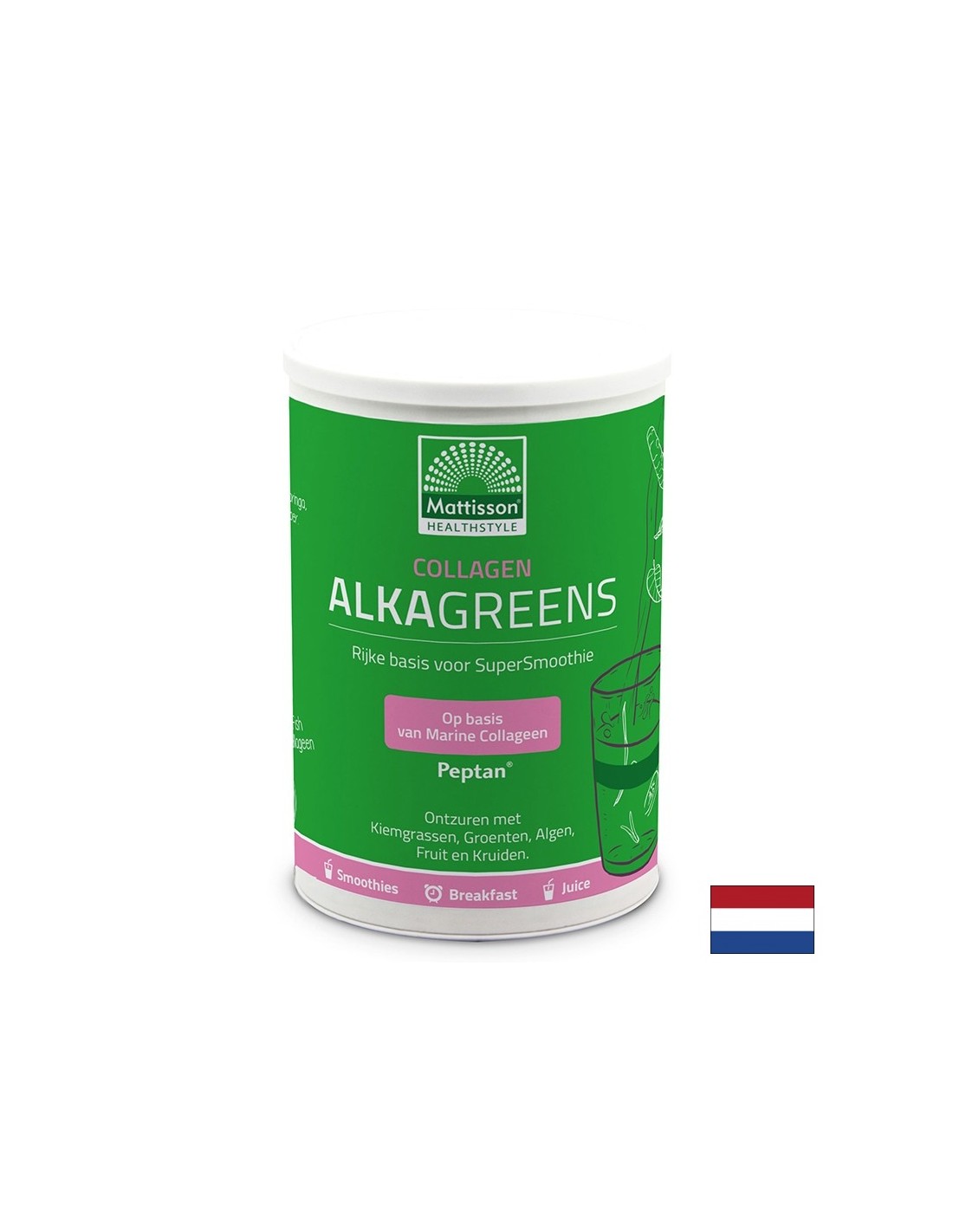 Млада кожа - здрави стави - Морски Колаген Alka Greens, 300 g  Mattisson Healthstyle - Nutra Best Bulgaria