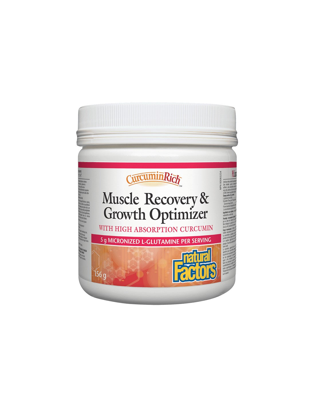 CurcuminRich™ | Muscle Recovery & Growth Optimizer - 156 грама  Natural Factors - Nutra Best Bulgaria