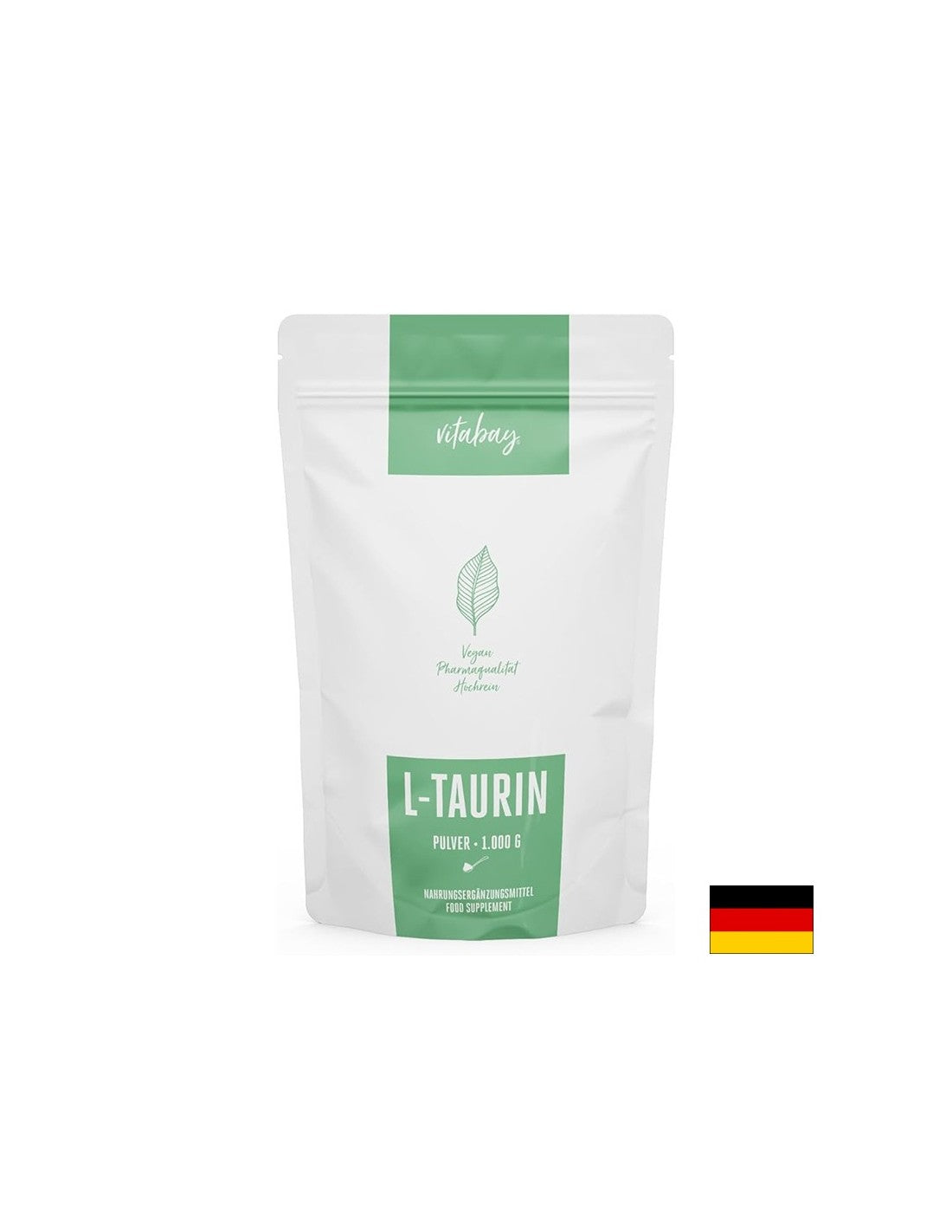 Мускулна функция и издръжливост - L-Таурин, 3000 mg х 1 kg прах  Vitabay - Nutra Best Bulgaria